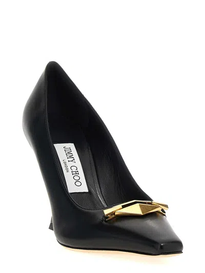 Jimmy Choo 'ryker Diamond Detail Dã© In Black