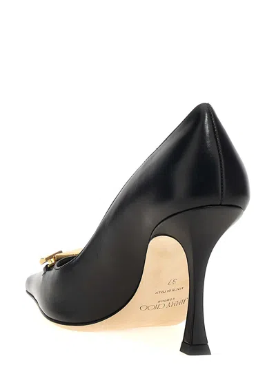 Jimmy Choo 'ryker Diamond Detail Dã© In Black