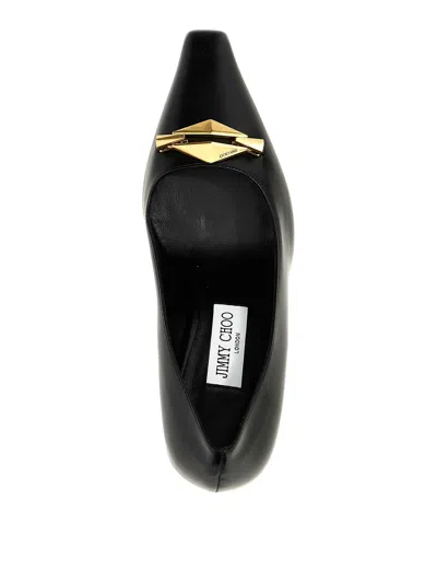 Jimmy Choo 'ryker Diamond Detail Dã© In Black