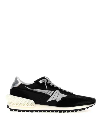 Shop Golden Goose Running Marathon M2000 Sneakers In Black