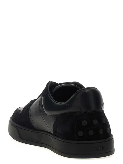 Tod's Logo Sneakers In Black