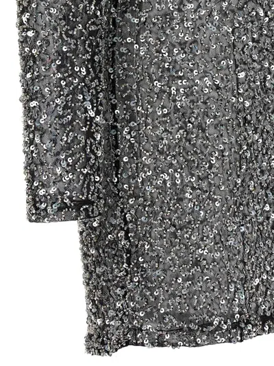 Retroféte Emani Embellished Tulle Mini Dress In Black