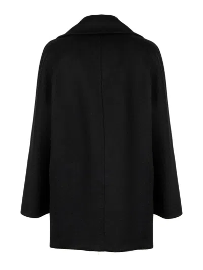 Shop Max Mara Double Breasted Jacket In Black