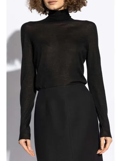 Fabiana Filippi Sequinned Sweater In Black