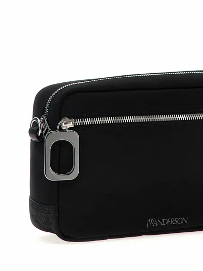 Jw Anderson Camera Bag With Shoulder Strap Unisex In Black