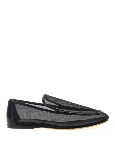 Khaite Black Alessia Loafers In Black