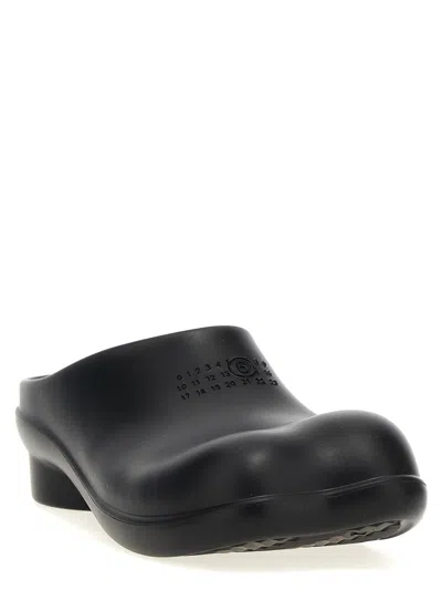 Shop Mm6 Maison Margiela Anatomic Clog In Black