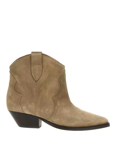 Isabel Marant Dewina Washed Iconic Boot In Multi