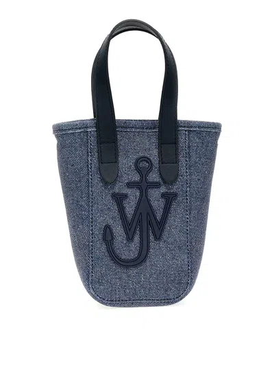 Jw Anderson J.w.anderson 'mini Belt' Shopping Bag In Blue