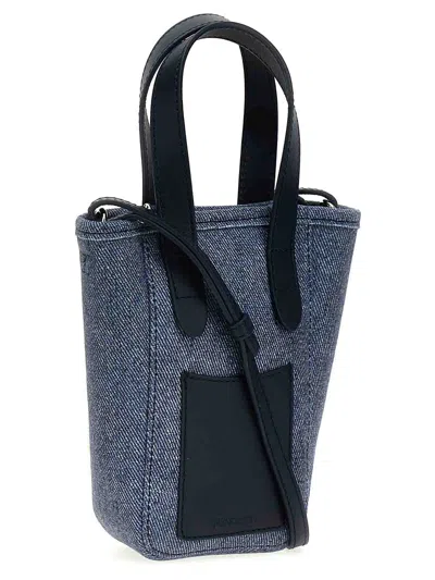 Jw Anderson J.w.anderson 'mini Belt' Shopping Bag In Blue