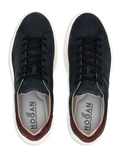 Hogan Sneakers H580 In Pelle Scamosciata In Blue