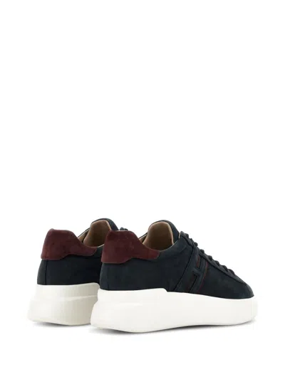 Hogan Sneakers H580 In Pelle Scamosciata In Blue