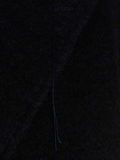 Maurizio Miri Double-breasted Maxi Coat With Button Closure In Blue