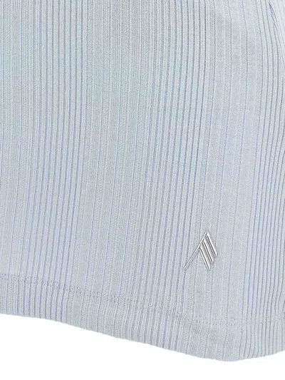 Attico Topwear In Light Blue