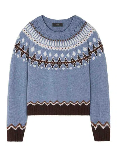 Shop Alanui Sweet Winter Sweater In Light Blue