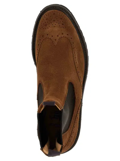 Tricker's 'henry' Ankle Boots Featuring Brogue Detailing In Brown