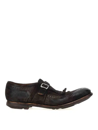 Church's Buckle Detailed Round Toe Loafers In Brown