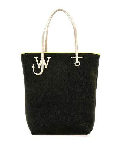 Jw Anderson Green Tall Anchor Tote In Green