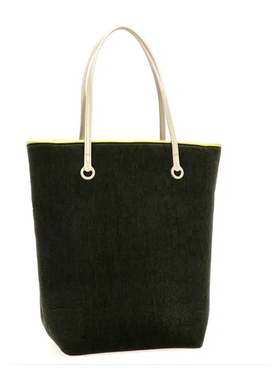 Jw Anderson Green Tall Anchor Tote In Green