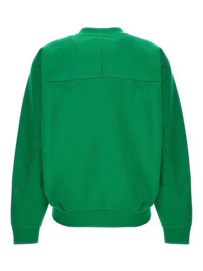 Alexander Mcqueen Mcqueen Women 'varsity Skull' Sweatshirt In Green