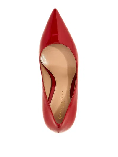 Gianvito Rossi Varnished 85mm Stiletto Pumps In Red