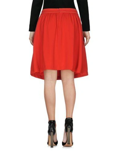 Shop Isabel Marant Knee Length Skirts In Red