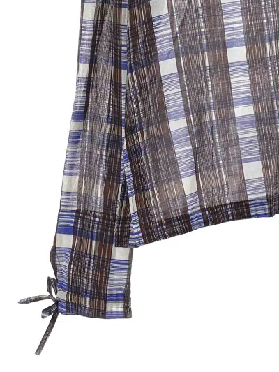 Ferragamo Men Check Blouse In Multicolour