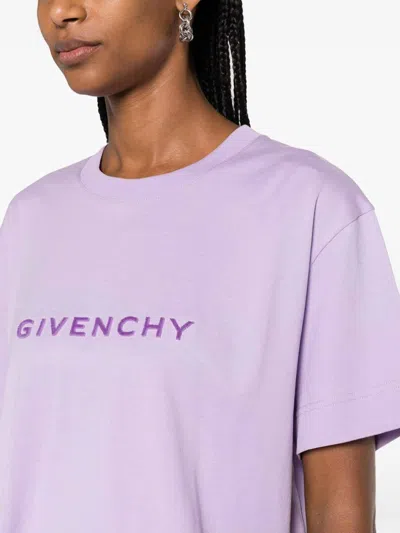 Givenchy Cropped Crew Neck T-shirt With Signature Tufted Design In Metallic