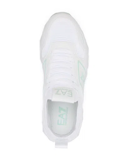 Shop Ea7 Logo Sneakers In White