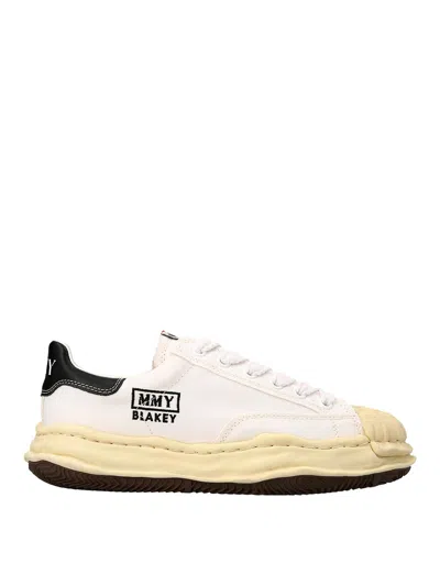 Miharayasuhiro Maison Mihara Yasuhiro Blakey Original Sole Leather Low-top Sneakers Shoes In White
