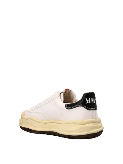 Miharayasuhiro Maison Mihara Yasuhiro Blakey Original Sole Leather Low-top Sneakers Shoes In White