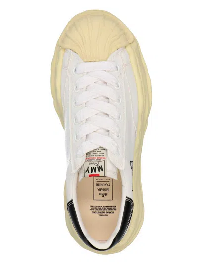 Miharayasuhiro Maison Mihara Yasuhiro Blakey Original Sole Leather Low-top Sneakers Shoes In White