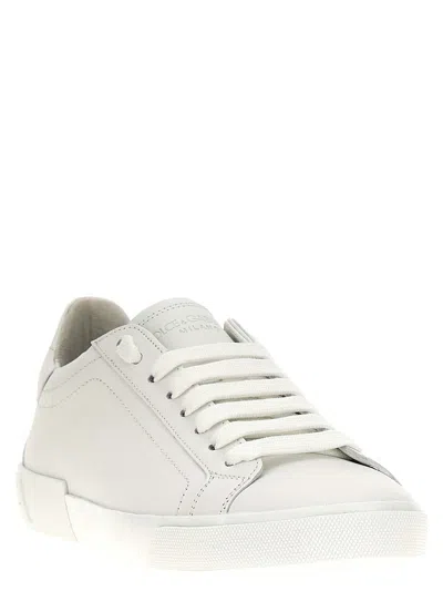 Dolce & Gabbana Dolce&gabbana Portofino White Low Trainer In White