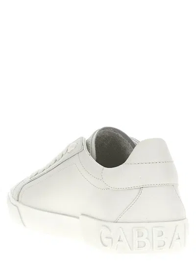 Dolce & Gabbana Dolce&gabbana Portofino White Low Trainer In White