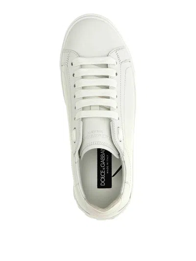 Dolce & Gabbana Dolce&gabbana Portofino White Low Trainer In White