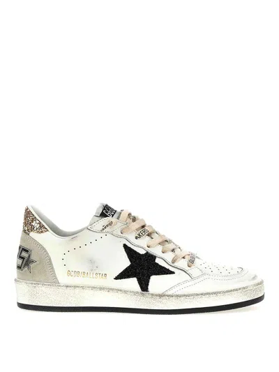 Shop Golden Goose Ball Star Sneakers In White