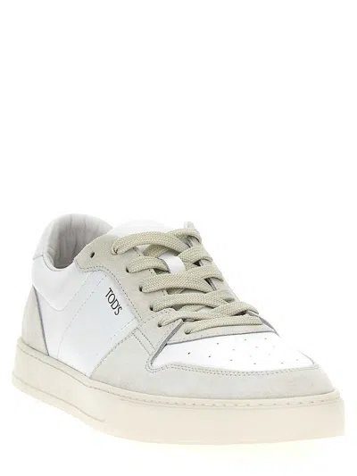 Tod's Classic Low Sneakers Shoes In White