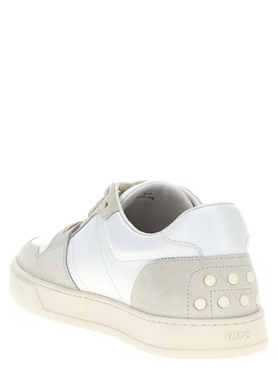 Tod's Classic Low Sneakers Shoes In White