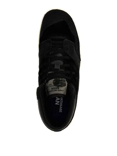 Junya Watanabe Suede Bb650 Sneakers With Raised N Motif In White