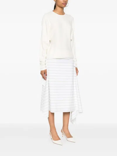 Gabriela Hearst Theodore Knit Sweater In White