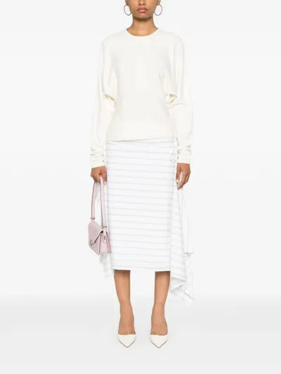 Gabriela Hearst Theodore Knit Sweater In White