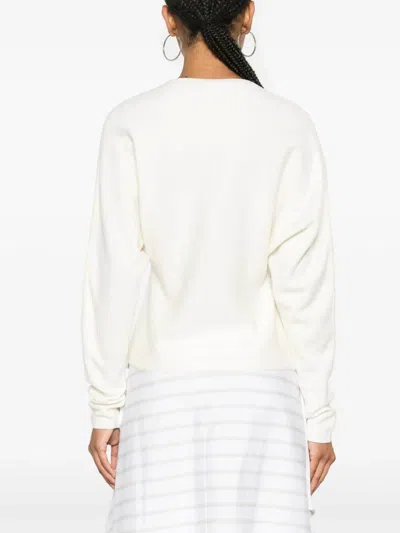Gabriela Hearst Theodore Knit Sweater In White