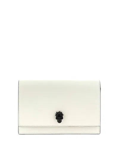 Shop Alexander Mcqueen Small Crossbody Bag In White