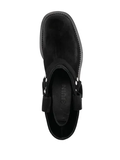 Shop 3juin Suede Calf Leather Steve Boots In Black