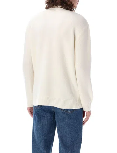 Shop Apc A.p.c. Walter High-neck Sweater In Beige