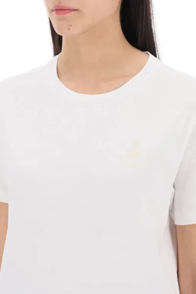 Shop Isabel Marant Étoile Aby Regular Fit T-shirt In White