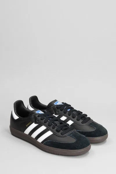 Shop Adidas Originals Adidas Samba Go Sneakers In Black