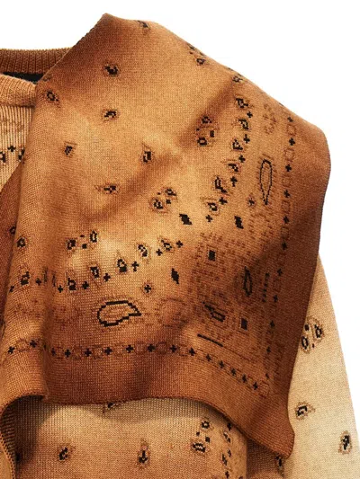 Alanui Hues Of The Desert Sweater In Brown