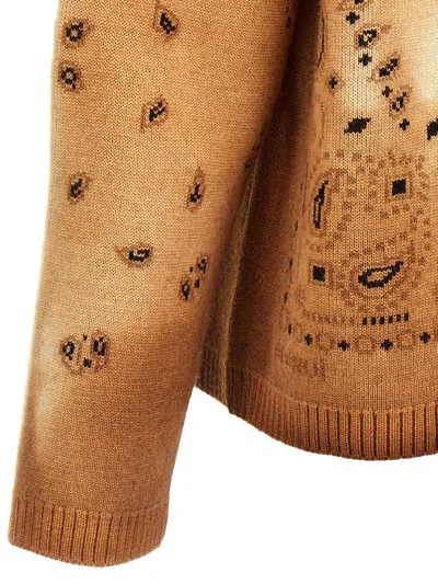 Alanui Hues Of The Desert Sweater In Brown