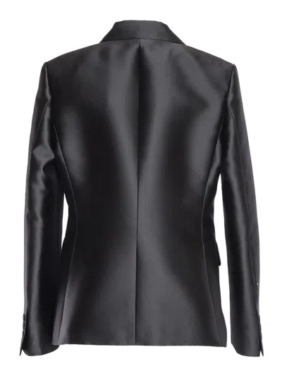 Alberta Ferretti Black Blazer In Black